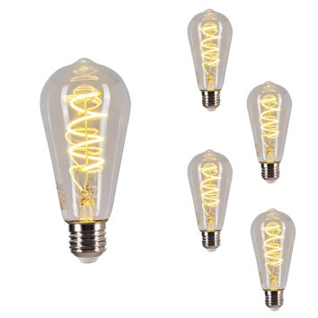 E27 LED 6 Watt ciepły biały przyciemnione 350 Lumen