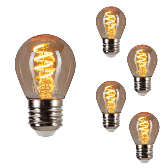 E27 4 Watt ciepły biały przyciemnione 220 Lumen