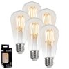 E27 LED 6 Watt ciepły biały 800 Lumen