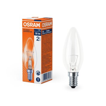 Oświetlenie Osram E14 11 Watt ciepły biały 50 Lumen