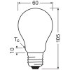 Oświetlenie Osram E27 2.2 Watt ciepły biały 470 Lumen