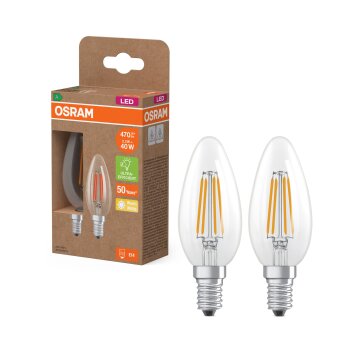 Oświetlenie Osram E14 2.2 Watt ciepły biały 470 Lumen