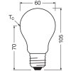Oświetlenie Osram E27 2.2 Watt ciepły biały przyciemnione 470 Lumen