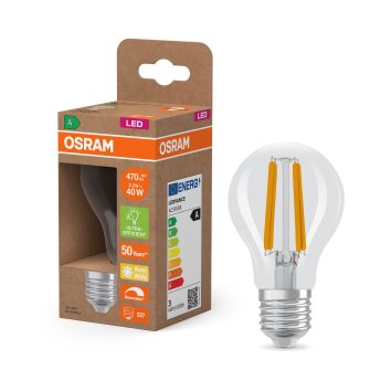 Oświetlenie Osram E27 2.2 Watt ciepły biały przyciemnione 470 Lumen