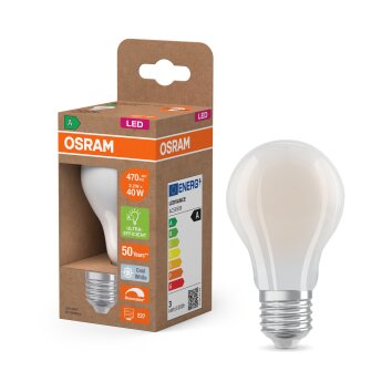 Oświetlenie Osram E27 2.2 Watt neutralny biały przyciemnione 470 Lumen