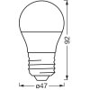 Oświetlenie Osram E27 4.9 Watt przyciemnione 470 Lumen