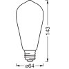 Oświetlenie Osram E27 LED 6 Watt ciepły biały przyciemnione 680 Lumen