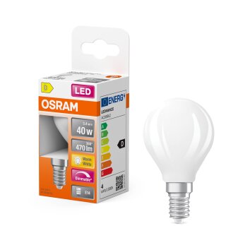 Oświetlenie Osram E14 LED 4.8 Watt ciepły biały przyciemnione 470 Lumen