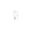 Oświetlenie Osram E14 LED 4 Watt ciepły biały 470 Lumen
