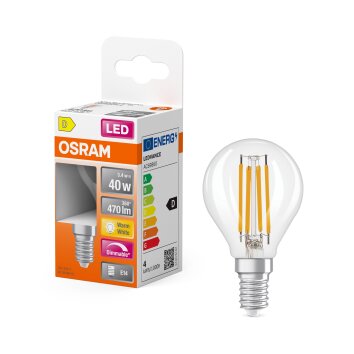Oświetlenie Osram E14 LED 4.5 Watt ciepły biały przyciemnione 470 Lumen