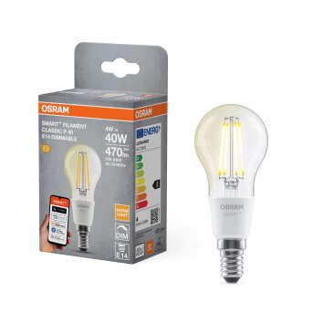 Oświetlenie Osram E14 LED 4 Watt ciepły biały przyciemnione 470 Lumen
