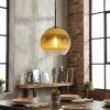 Koyoto lampa wisząca, kula świetlna, lampa wisząca 12 cm złoty, przezroczysty, 1-punktowy