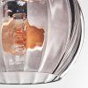 Koyoto lampa sufitowa, kula świetlna bursztynowy, przezroczysty, przydymiony, 4-punktowe