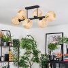Basto lampa sufitowa, kula świetlna naturalny, 6-punktowe