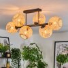 Basto lampa sufitowa, kula świetlna naturalny, 6-punktowe