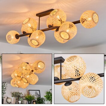 Basto Lampa sufitowa, Kula świetlna Ecru, 10-punktowe