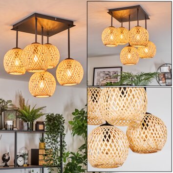 Basto Lampa sufitowa, Kula świetlna Ecru, 5-punktowe