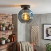 Ripoll lampa sufitowa, kula świetlna niebeieski, 1-punktowy