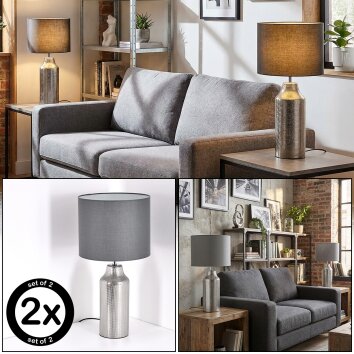 Ralor Lampa stołowa Srebrny, 1-punktowy