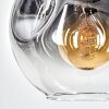 Ripoll lampa wisząca, kula świetlna, lampa wisząca przezroczysty, przydymiony, 1-punktowy