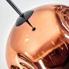 Ripoll lampa wisząca, kula świetlna, lampa wisząca przezroczysty, miedziany, 1-punktowy