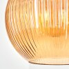 Koyoto lampa wisząca, kula świetlna, lampa wisząca bursztynowy, 1-punktowy