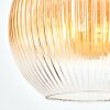 Koyoto lampa wisząca, kula świetlna, lampa wisząca bursztynowy, przezroczysty, 1-punktowy
