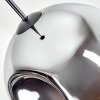 Ripoll lampa wisząca, kula świetlna, lampa wisząca chrom, przydymiony, 1-punktowy