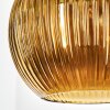 Koyoto lampa wisząca, kula świetlna, lampa wisząca złoty, 1-punktowy