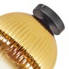 Koyoto lampa sufitowa, kula świetlna 25 cm złoty, przezroczysty, 1-punktowy