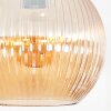 Koyoto lampa sufitowa, kula świetlna 25 cm bursztynowy, 1-punktowy