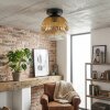 Ripoll lampa sufitowa, kula świetlna złoty, przezroczysty, 1-punktowy