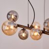 Chehalis lampa wisząca, kula świetlna, lampa wisząca bursztynowy, przydymiony, 8-punktowe