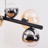 Chehalis lampa wisząca, kula świetlna, lampa wisząca bursztynowy, przezroczysty, przydymiony, 8-punktowe