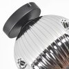 Ripoll lampa sufitowa, kula świetlna chrom, przydymiony, 1-punktowy