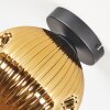 Ripoll lampa sufitowa, kula świetlna złoty, 1-punktowy
