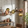 Chehalis lampa wisząca, kula świetlna, lampa wisząca niebeieski, zielony, miedziany, 8-punktowe