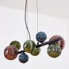 Chehalis lampa wisząca, kula świetlna, lampa wisząca niebeieski, zielony, miedziany, 8-punktowe