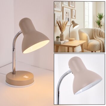 Gamor Lampa biurkowa, Lampa stołowa Kolory piaskowe, 1-punktowy