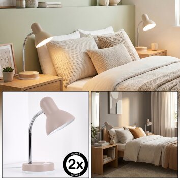 Gamor lampka biurkowa, lampa stołowa piaskowy, 1-punktowy