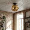 Ripoll lampa sufitowa, kula świetlna złoty, 1-punktowy