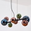 Chehalis lampa wisząca, kula świetlna, lampa wisząca niebeieski, zielony, miedziany, 8-punktowe