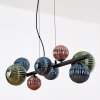 Chehalis lampa wisząca, kula świetlna, lampa wisząca niebeieski, zielony, miedziany, 8-punktowe