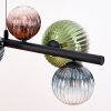 Chehalis lampa wisząca, kula świetlna, lampa wisząca niebeieski, zielony, przezroczysty, miedziany, 8-punktowe