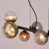 Chehalis lampa wisząca, kula świetlna, lampa wisząca niebeieski, zielony, przezroczysty, miedziany, 8-punktowe