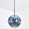 Ripoll lampa wisząca, kula świetlna, lampa wisząca niebeieski, 1-punktowy