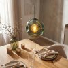 Ripoll lampa wisząca, kula świetlna, lampa wisząca zielony, 1-punktowy