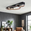 Macos lampa sufitowa LED czarny, 1-punktowy