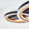 Macos lampa sufitowa LED czarny, 1-punktowy