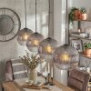 Koyoto lampa wisząca, kula świetlna, lampa wisząca przezroczysty, przydymiony, 4-punktowe